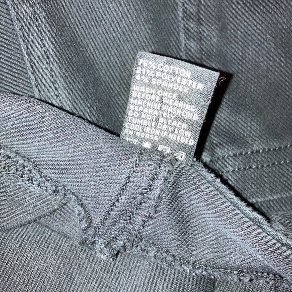 Hue Quilted Knee Black Zipper Pocket Jeggings Womens Size XL - Picture 8 of 11